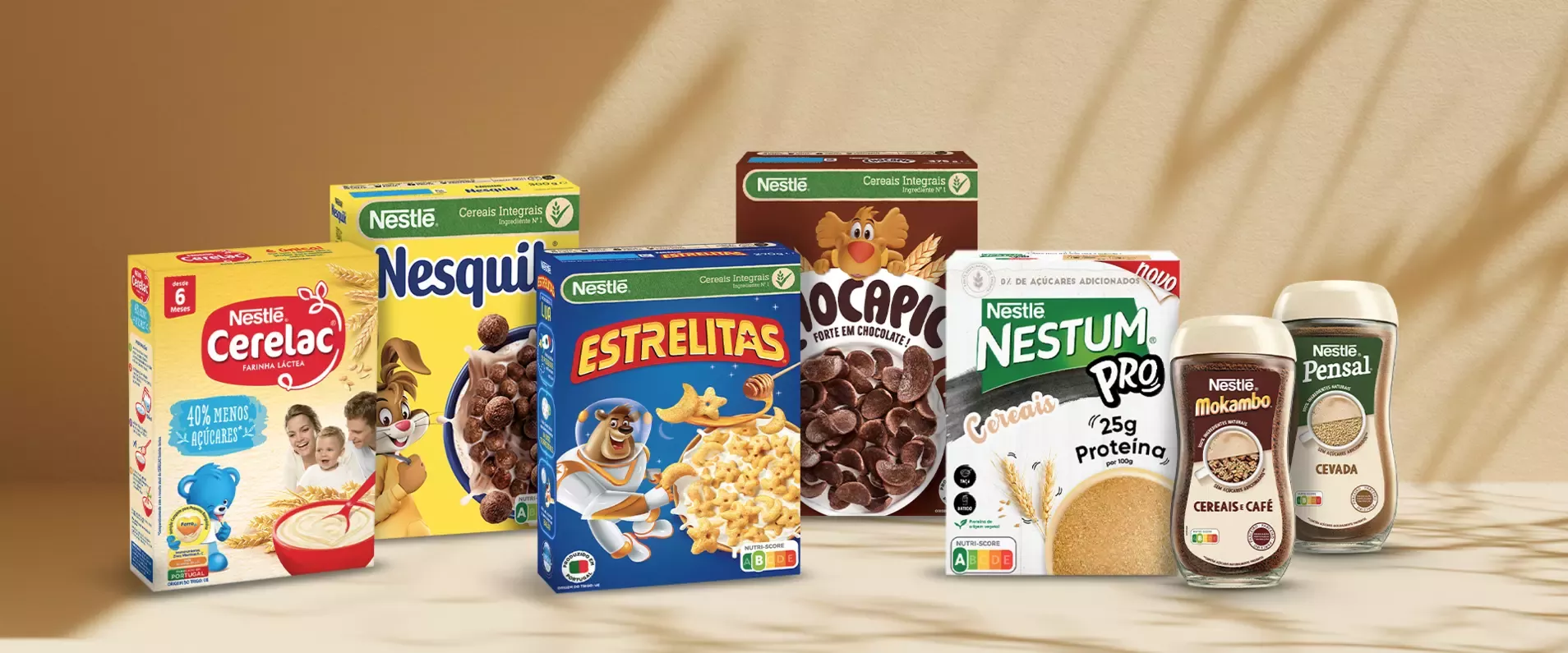 produtos cereais nestlé