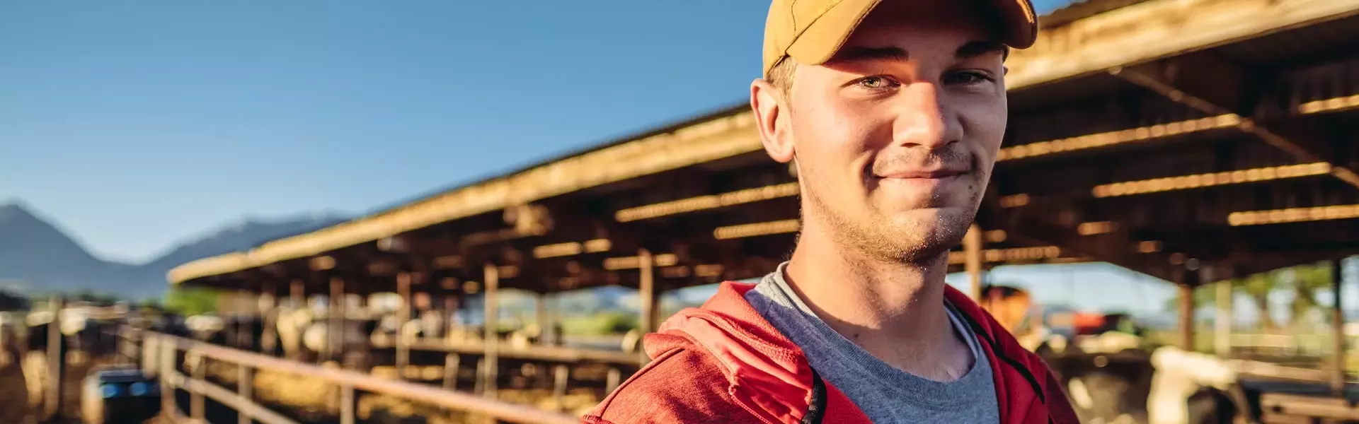 Jovem agricultor