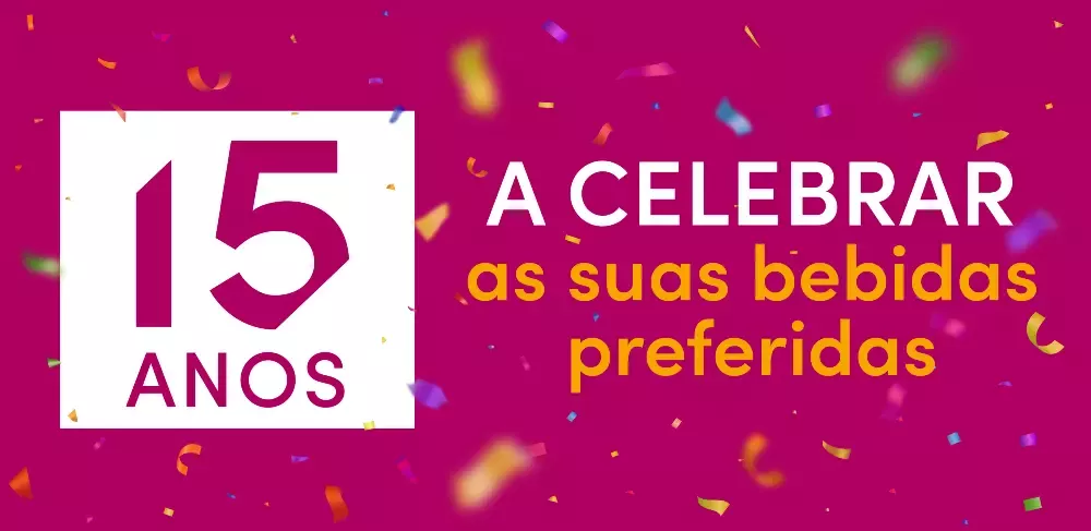 15 Anos a celebrar as suas bebidas preferidas
