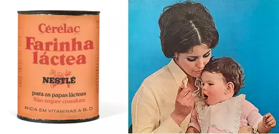 Embalagem de NESTUM e Publicidade em 1964