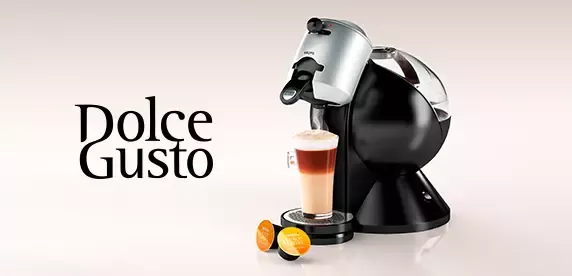 Máquina e cápsulas NESCAFÉ DOLCE GUSTO em 2007