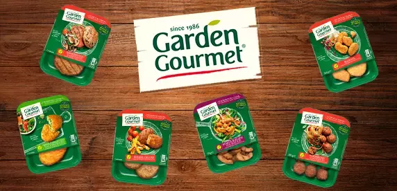 Embalagens de GARDEN GOURMET em 2019