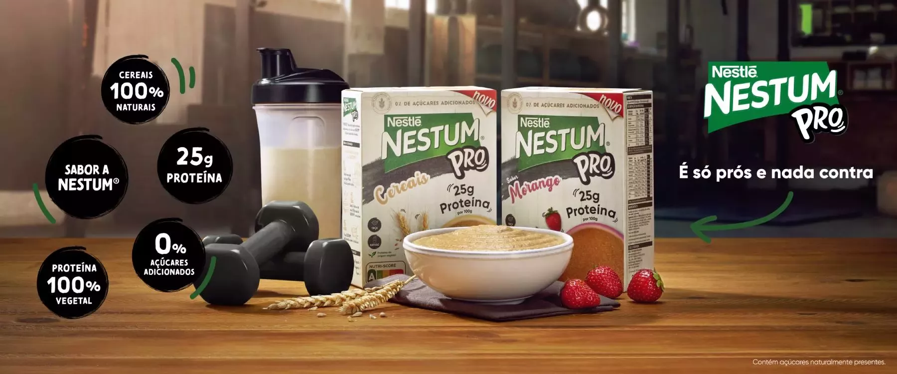lançamento nestum pro