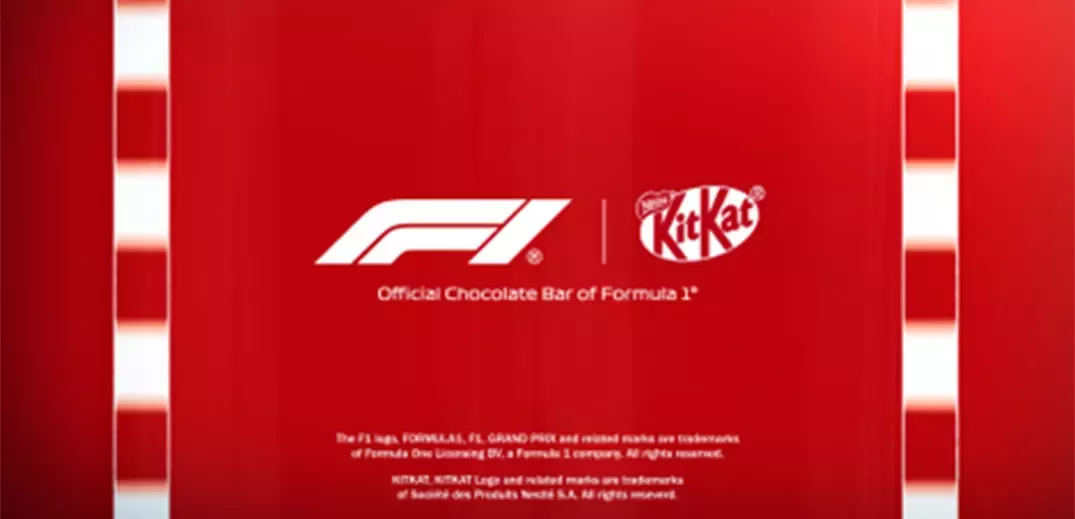 Kitkat chocolate oficial formula1
