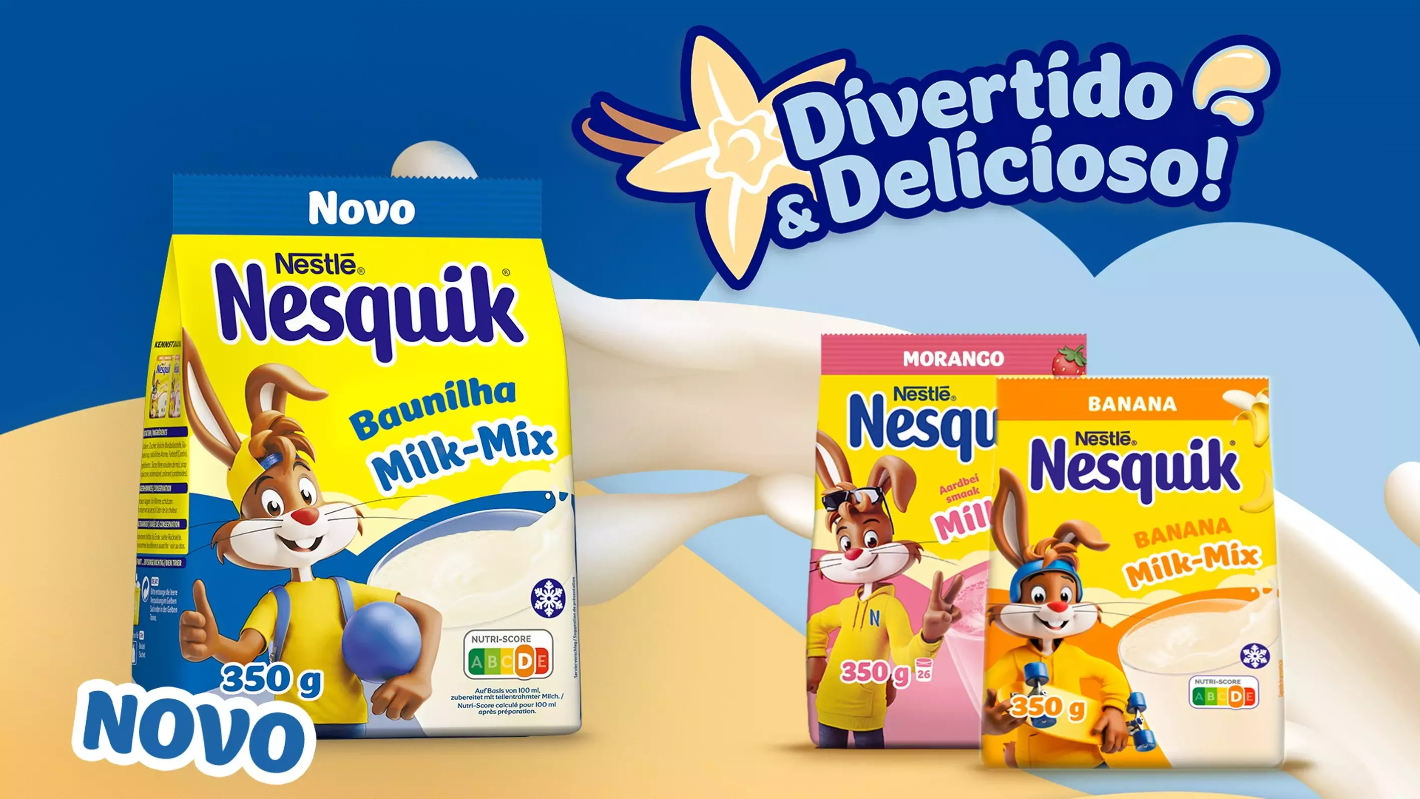 NESQUIK Milk-Mix Baunilha Bebida Nestlé