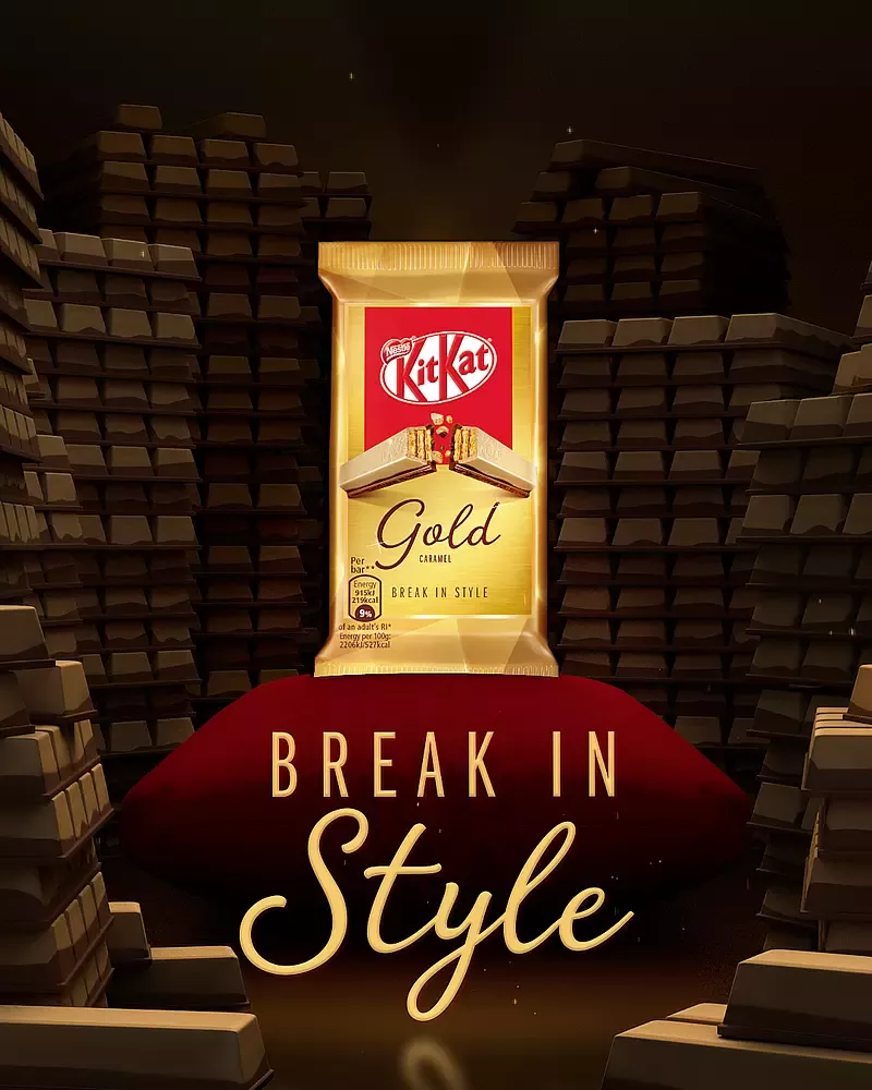 Novo KITKAT Gold Break in Style