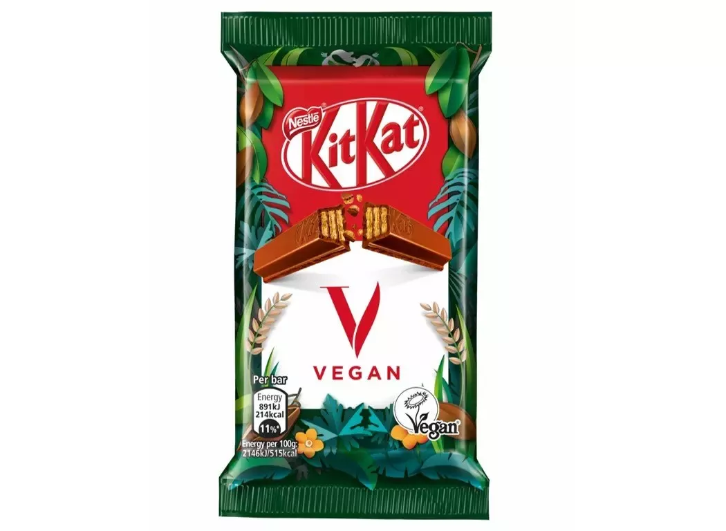 Embalagem KITKAT Vegan