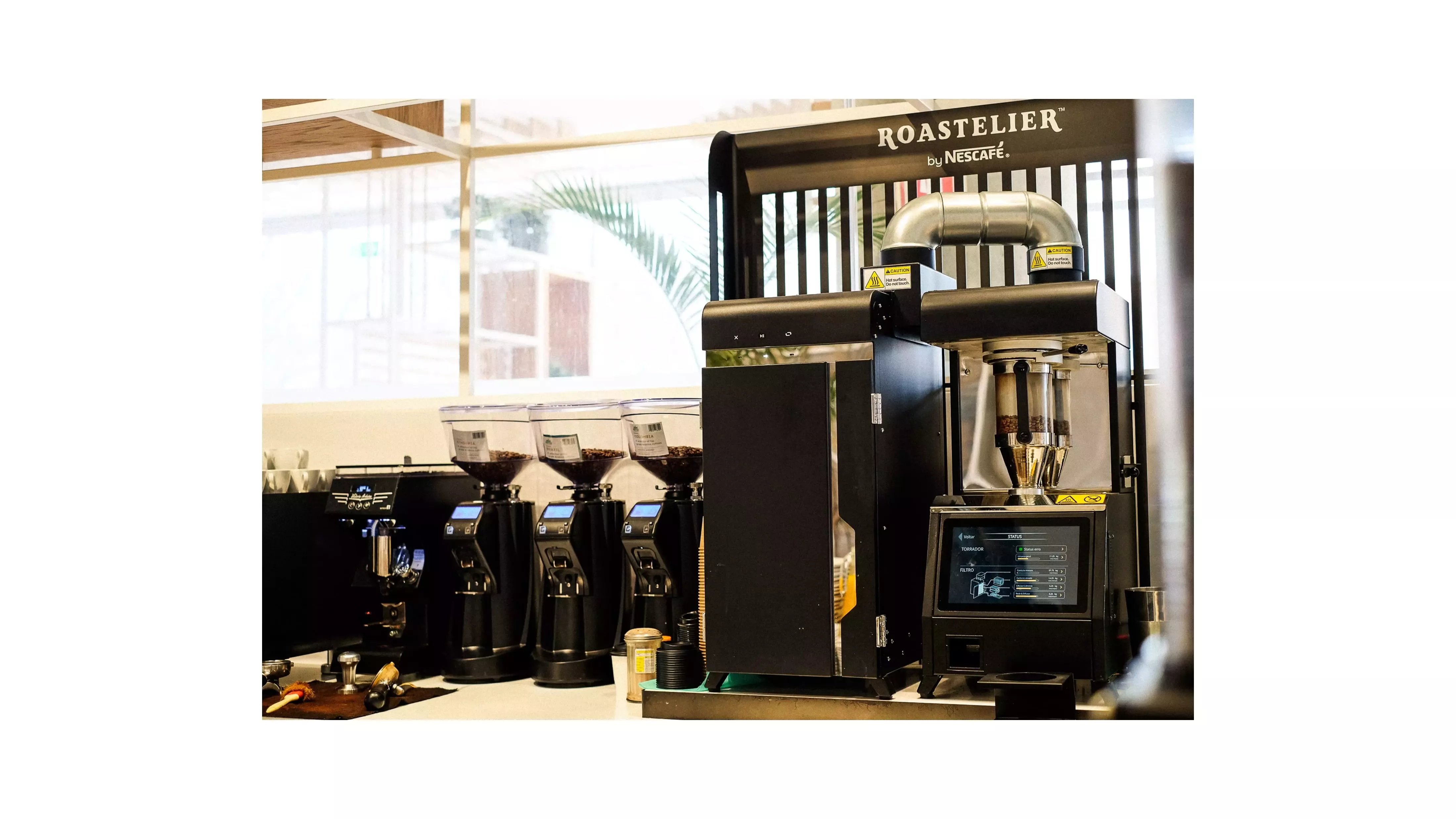Roastelier by NESCAFÉ: máquina em restaurante de Lisboa