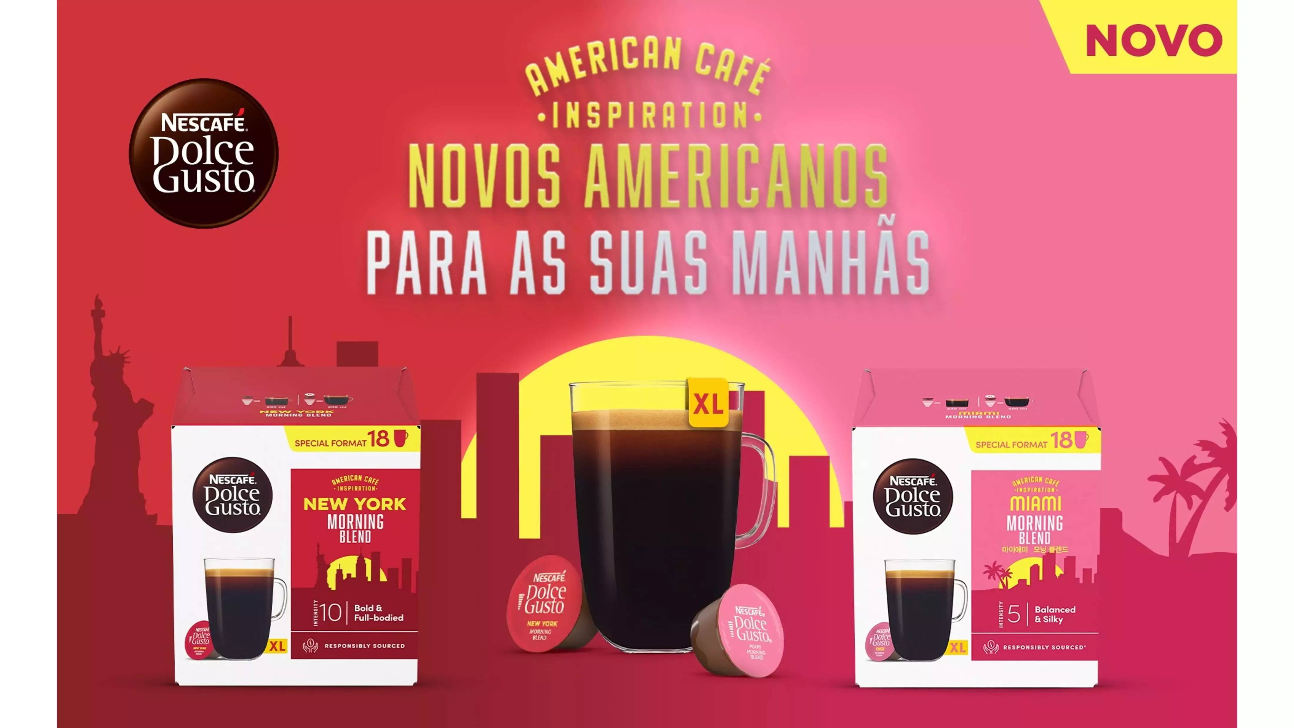 NESCAFÉ DOLCE GUSTO New York Morning Blend e Miami Morning Blend
