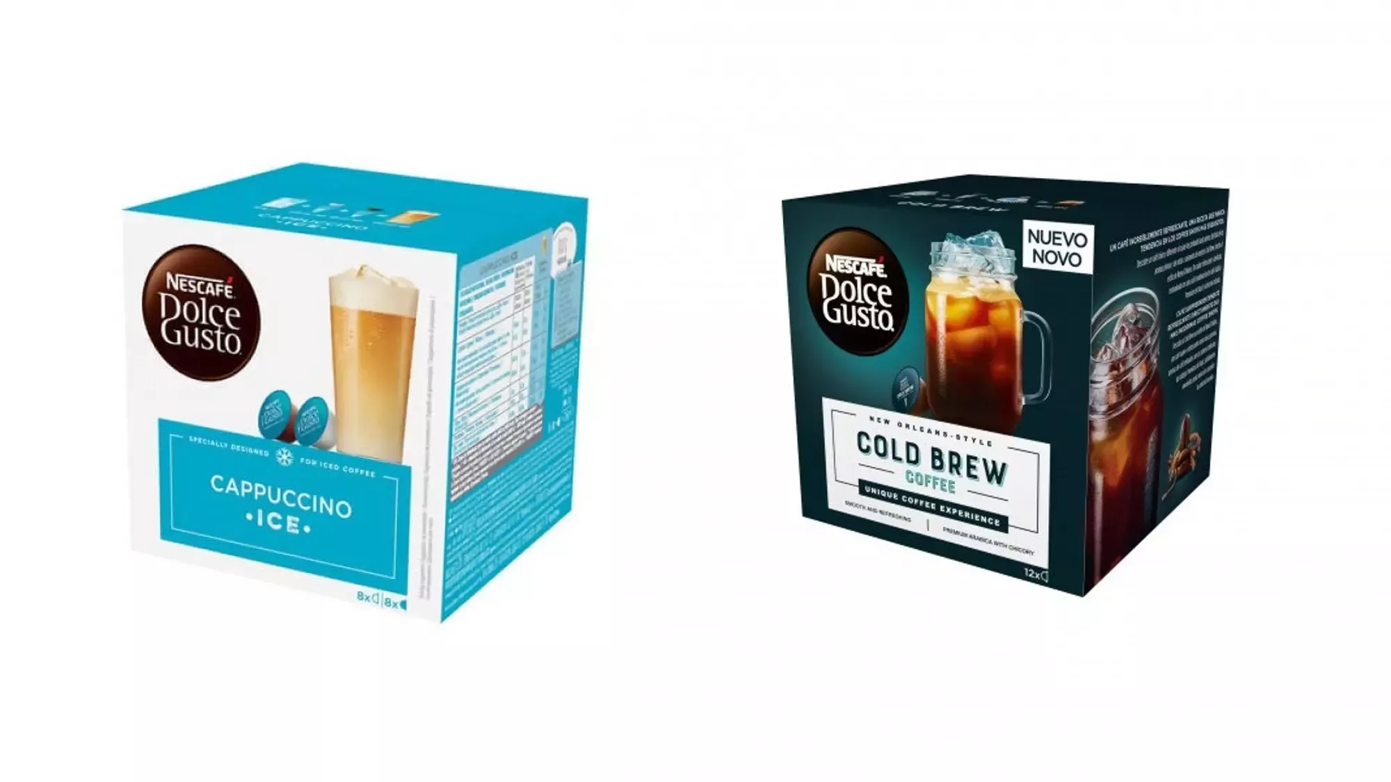 NESCAFÉ Dolce Gusto Cappucino Ice e NESCAFÉ Dolce Gusto Cold Brew