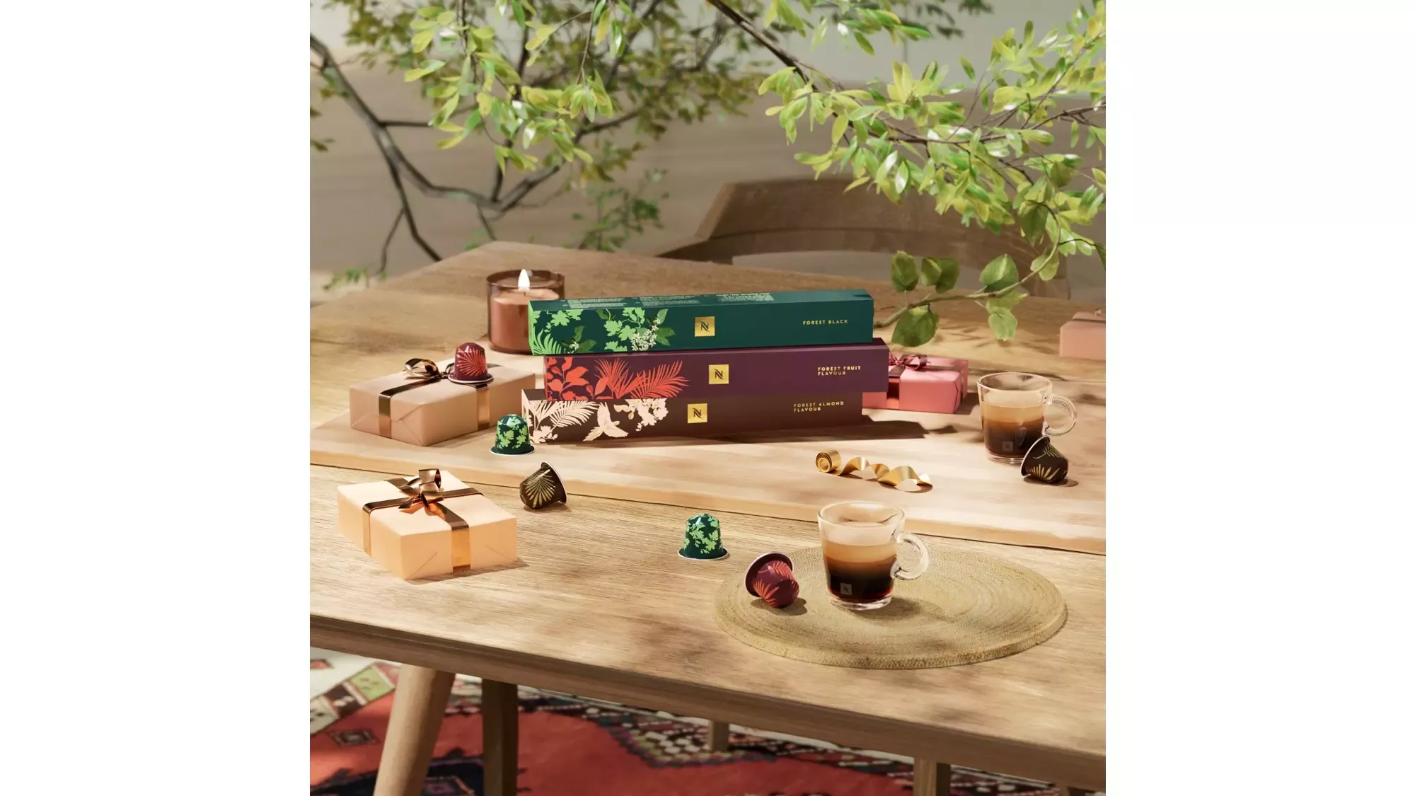 NESPRESSO: Cafés da coleção 'Gifts of the Forest'