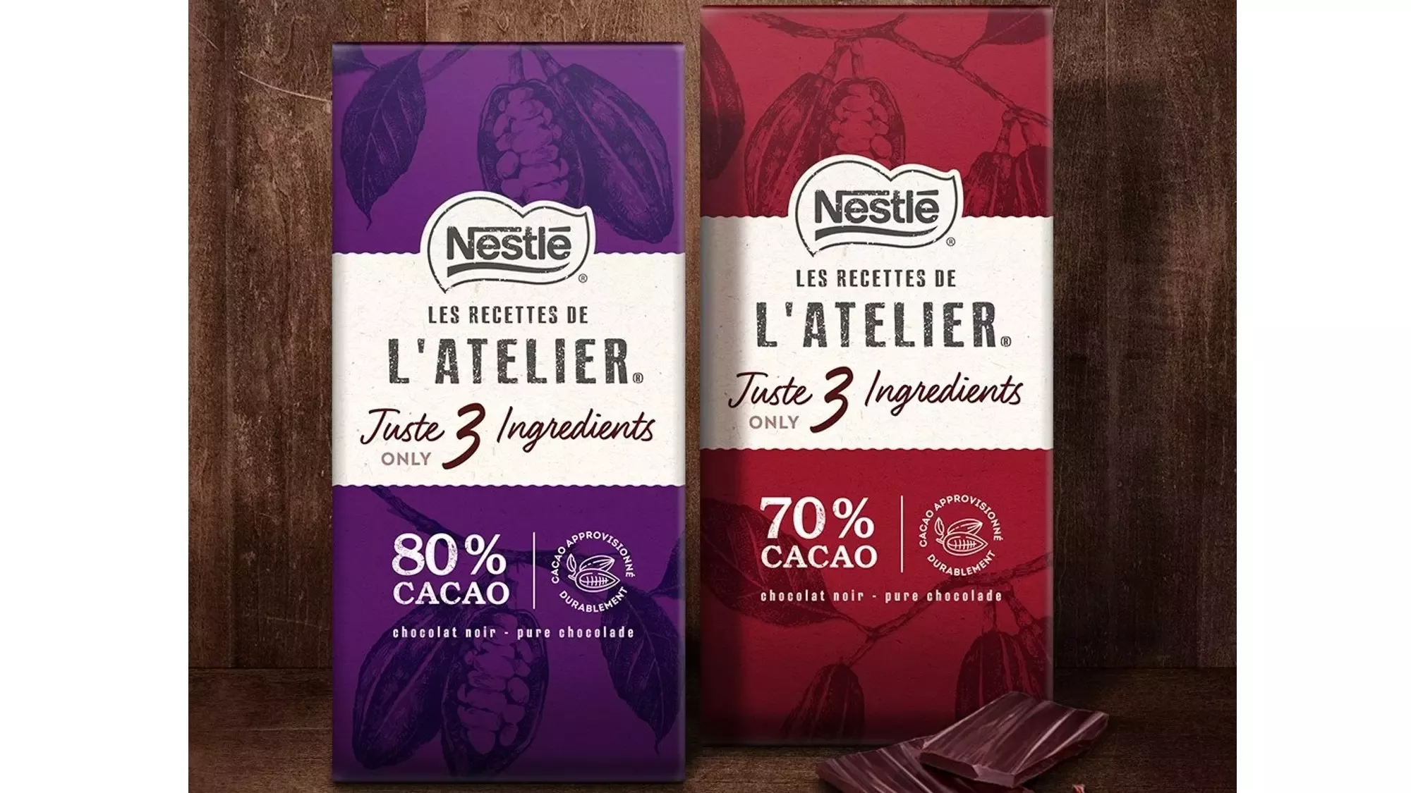 NESTLÉ Les Recettes de L’Atelier: 3 ingredientes