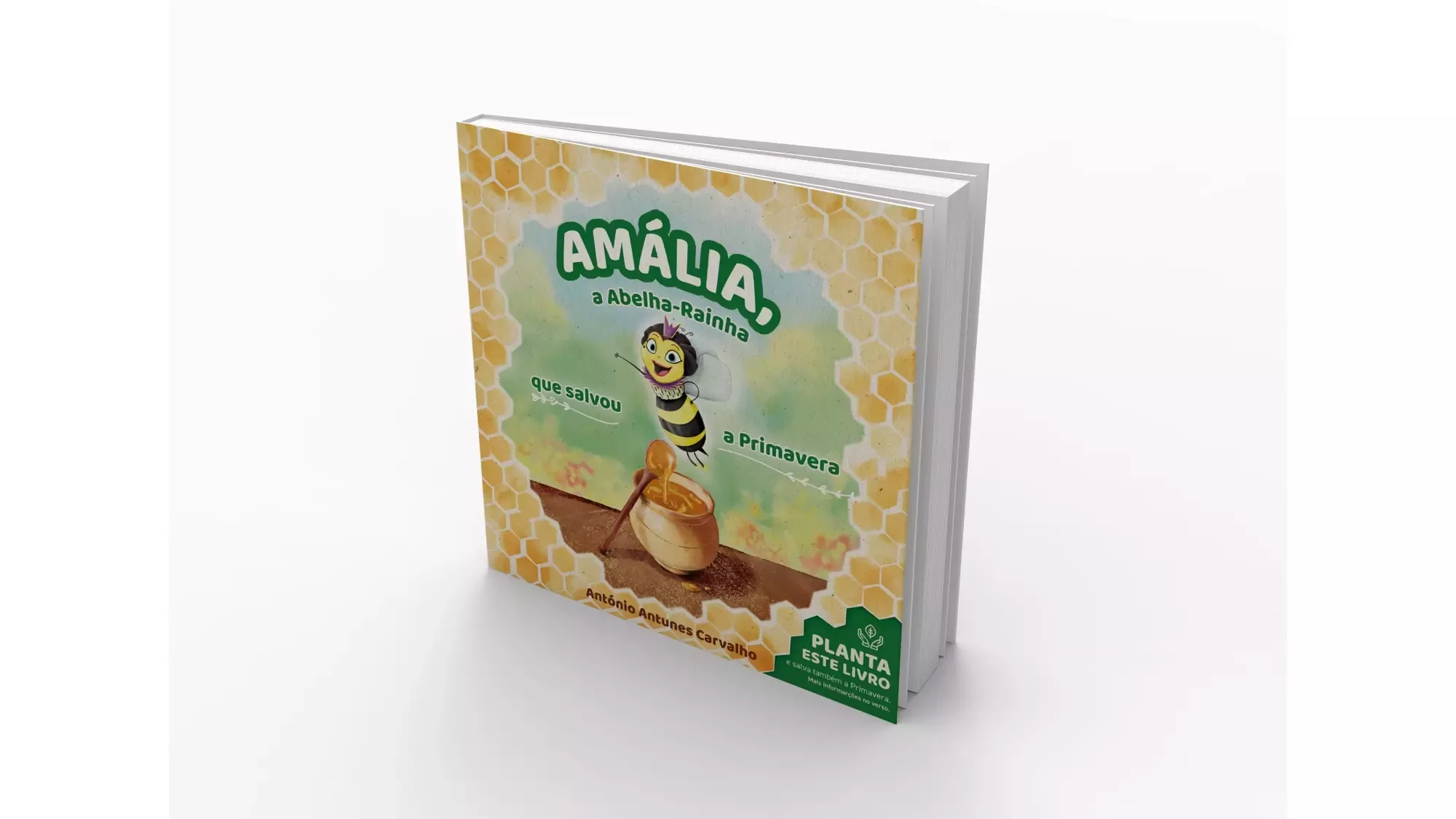 Livro Infantil NESTUM: Amália, a Abelha-Rainha que salvou a Primavera