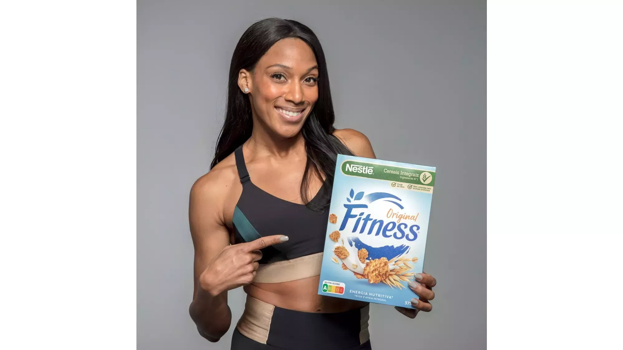 Patrícia Mamona: embaixadora dos cereais FITNESS
