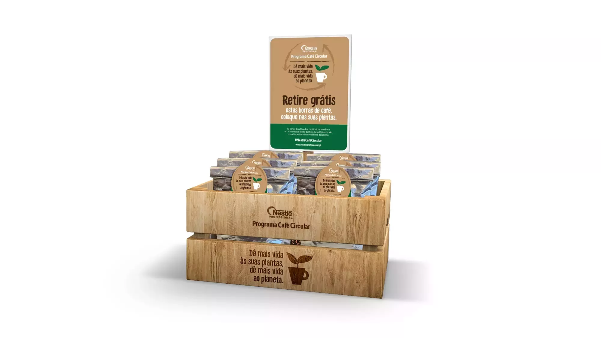 Expositor do Projeto Café Circular