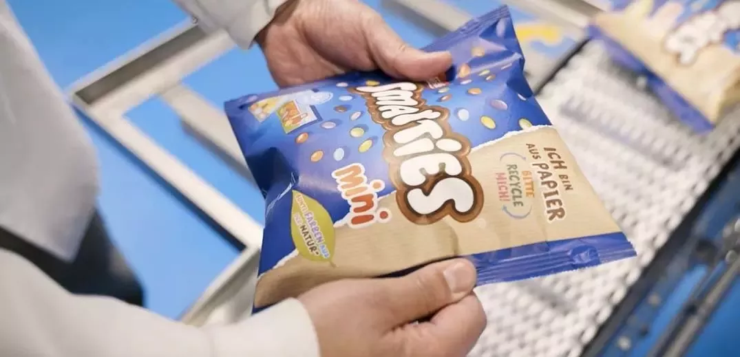 Embalagem de papel reciclável SMARTIES